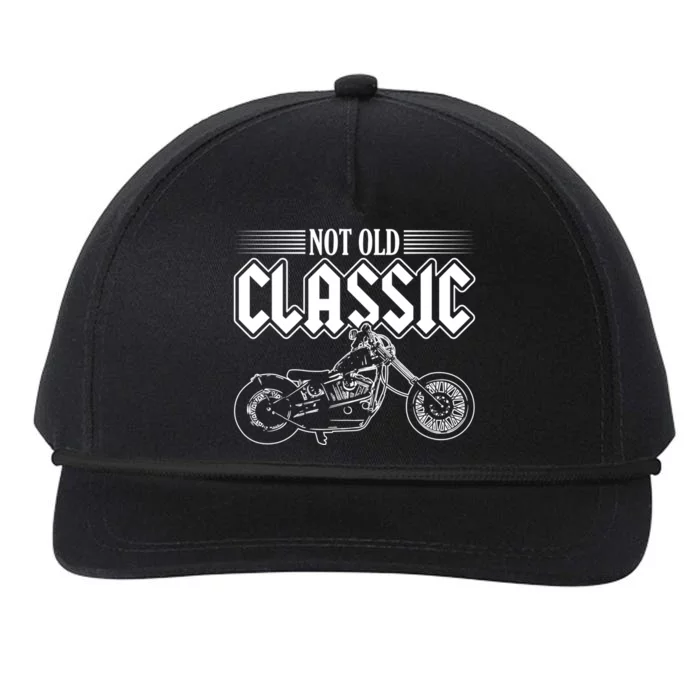 Motorcycle Not Old Classic Design Gifts Snapback Five-Panel Rope Hat