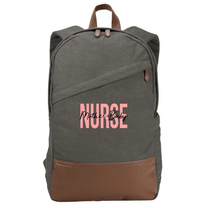 Mother Nurse Obstetric Feet Stethoscope Neonatal Gift Cotton Canvas Backpack