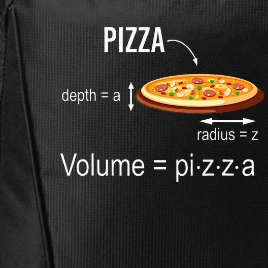 Maths Nerd Pizza Lovers Volume Formula Geek Math Teacher City Backpack