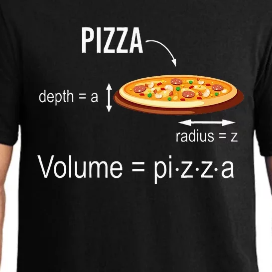 Maths Nerd Pizza Lovers Volume Formula Geek Math Teacher Pajama Set