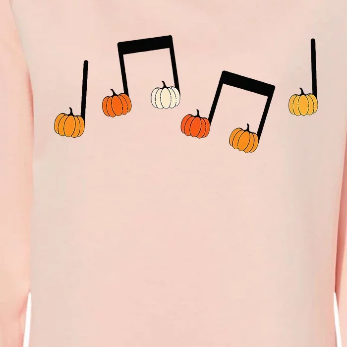 M.U.S.I.C Note Pumpkin Fall Music Teacher Halloween Costume Womens California Wash Sweatshirt