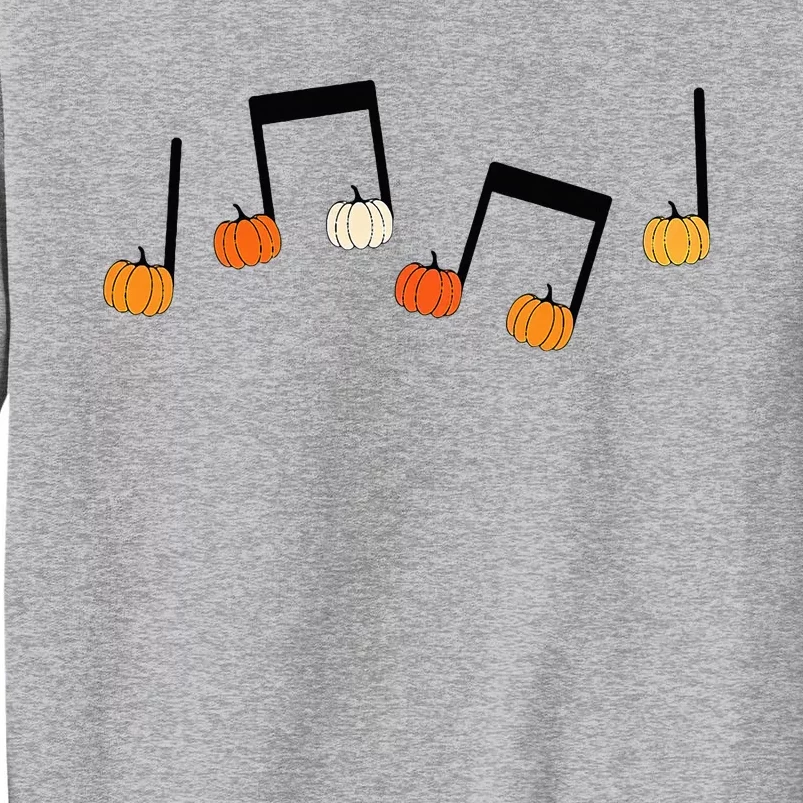 M.U.S.I.C Note Pumpkin Fall Music Teacher Halloween Costume Tall Sweatshirt