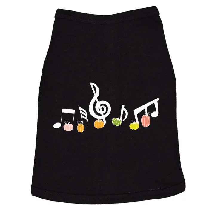 M.U.S.I.C Note Pumpkin Fall Music Teacher Halloween Costume Doggie Tank