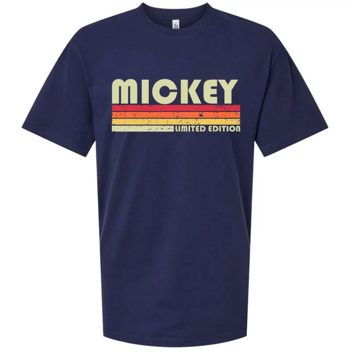 Mickey Name Personalized Retro Vintage 80s 90s Birthday Sueded Cloud Jersey T-Shirt