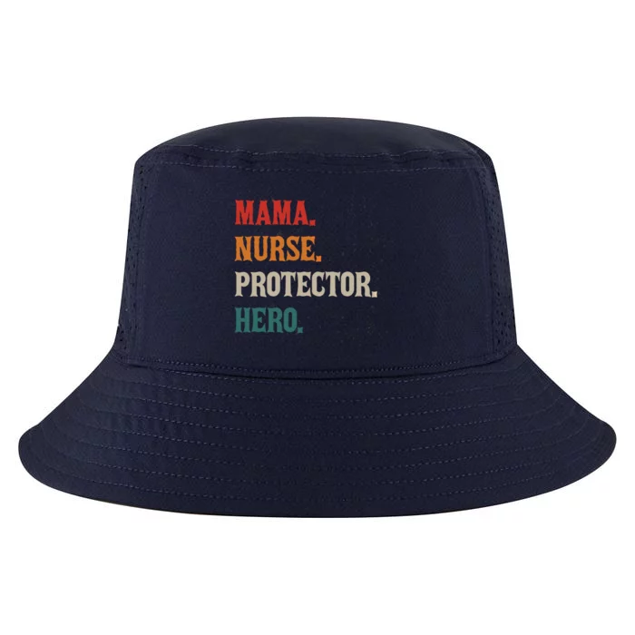 Mama Nurse Protector Hero Mom Mama Nursing Profession Gift Cool Comfort Performance Bucket Hat