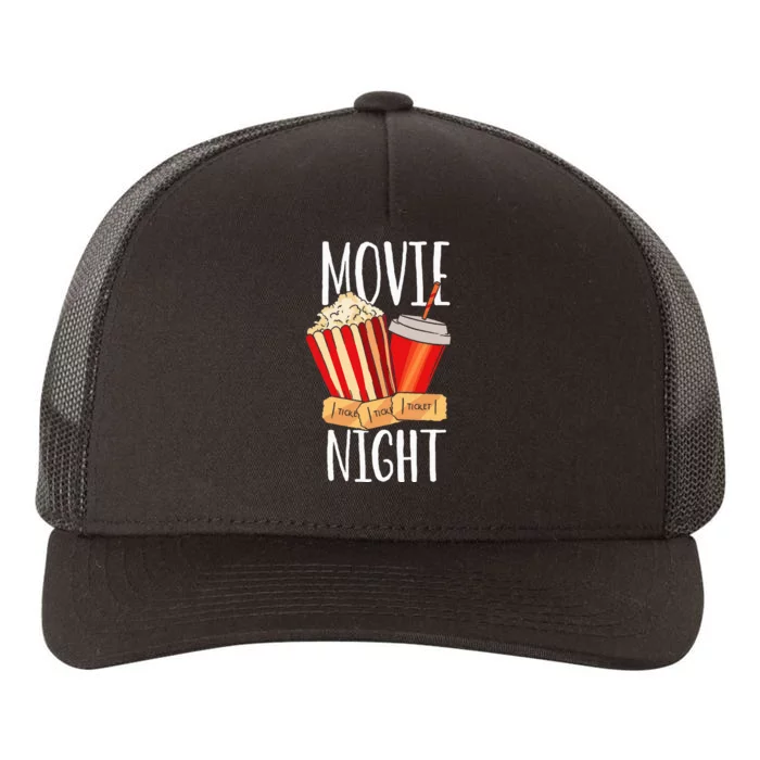 Movie Night Party Movie Night Yupoong Adult 5-Panel Trucker Hat