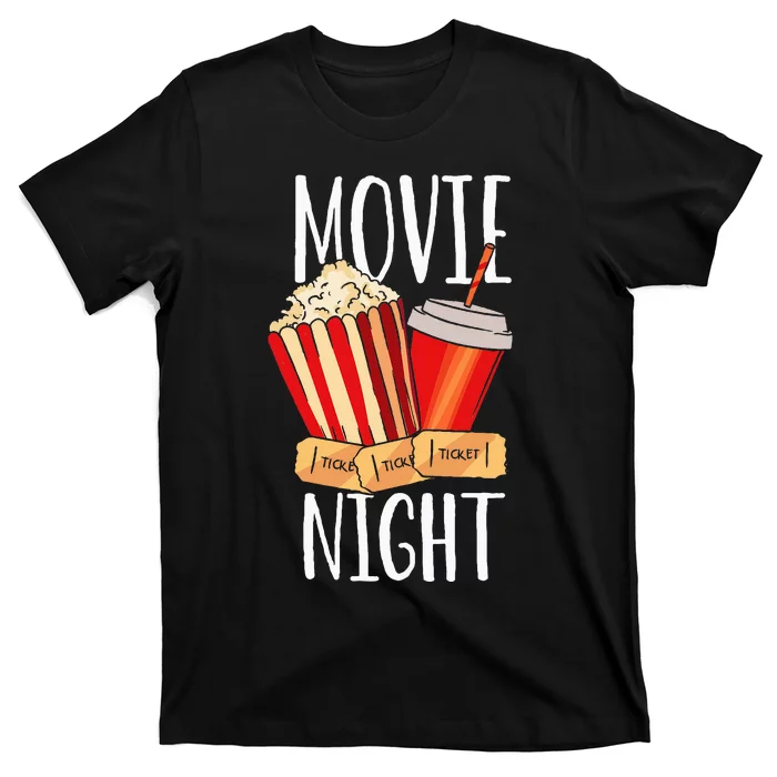 Movie Night Party Movie Night T-Shirt