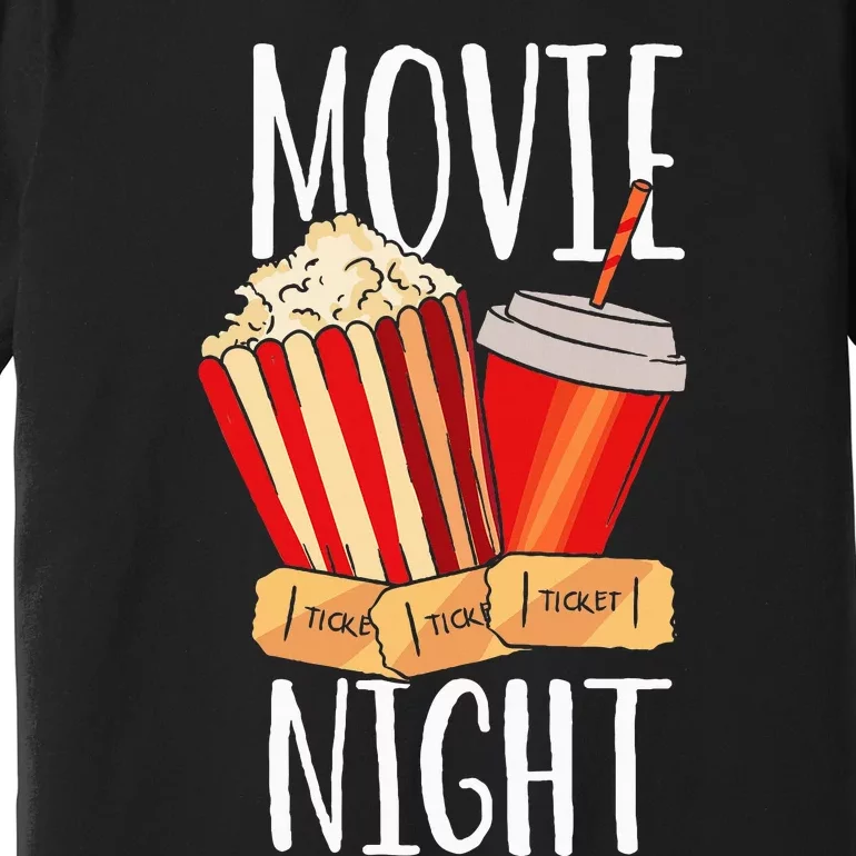 Movie Night Party Movie Night Premium T-Shirt