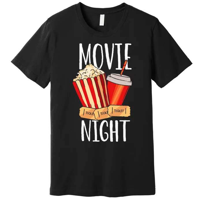 Movie Night Party Movie Night Premium T-Shirt