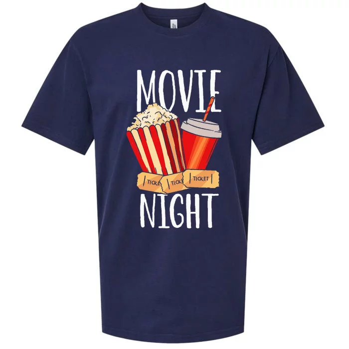 Movie Night Party Movie Night Sueded Cloud Jersey T-Shirt