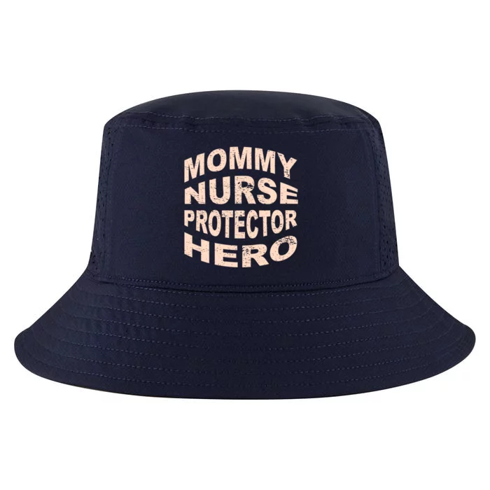 Mommy Nurse Protector Hero Mom Profession Superhero Nurse Great Gift Cool Comfort Performance Bucket Hat