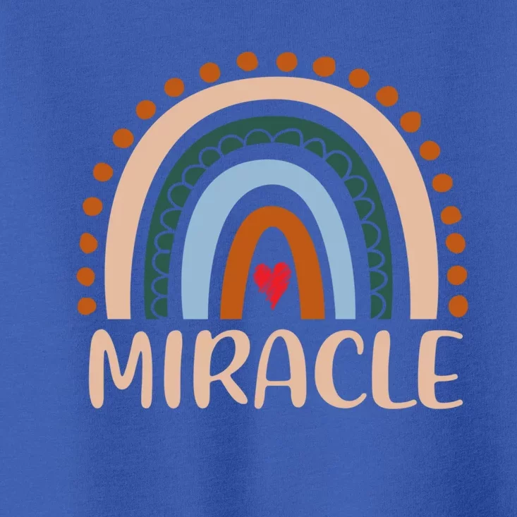 Miracle Name Personalized Funny Rainbow Miracle Cute Gift Toddler T-Shirt