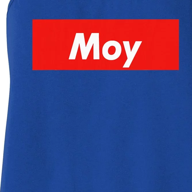 Moy Name Personalized Gift Idea For Moy Women's Racerback Tank