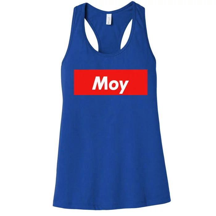 Moy Name Personalized Gift Idea For Moy Women's Racerback Tank