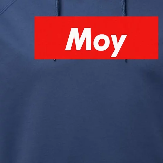 Moy Name Personalized Gift Idea For Moy Performance Fleece Hoodie