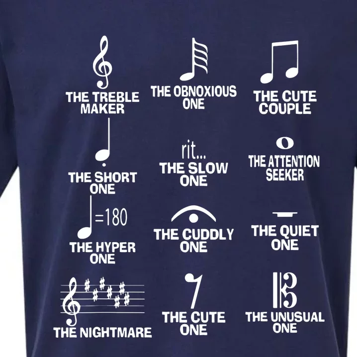 Musical Notes Symbol Definition Humor Funny Christmas Gift Sueded Cloud Jersey T-Shirt