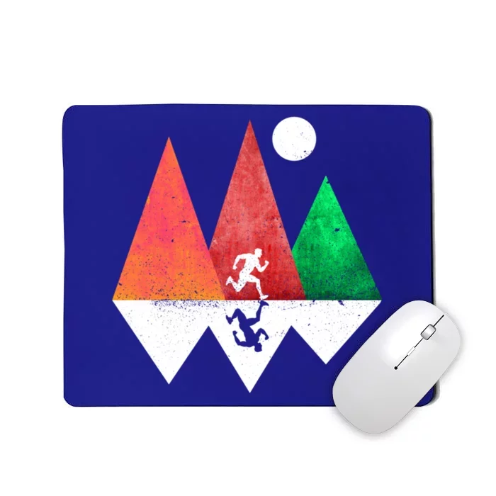 Mountains Nature Sprinting Hobby Sports Athletics Gift Mousepad