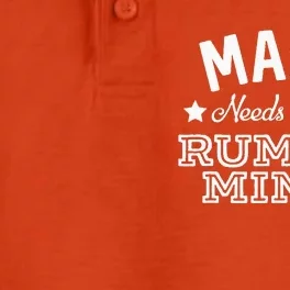 Mama Needs Some Rumple Minze Alcohol Funny Summer Party Dry Zone Grid Performance Polo