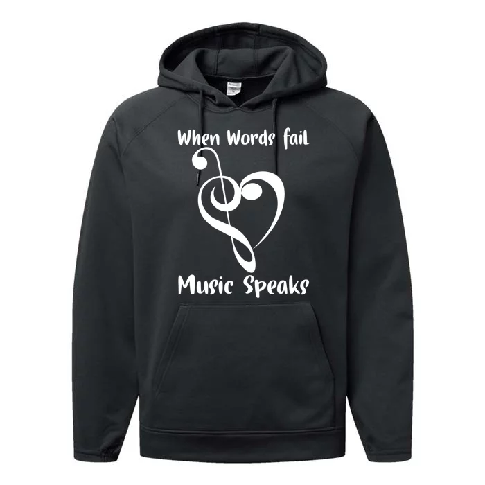 Musical Notes Symbol Gift For Musicians Loves Music Bb Life Performance Fleece Hoodie