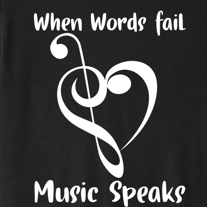 Musical Notes Symbol Gift For Musicians Loves Music Bb Life ChromaSoft Performance T-Shirt