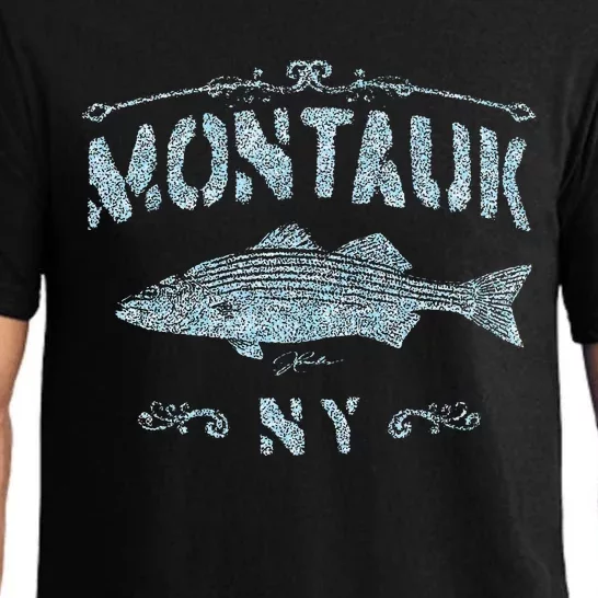 Montauk Ny Striped Bass Pajama Set