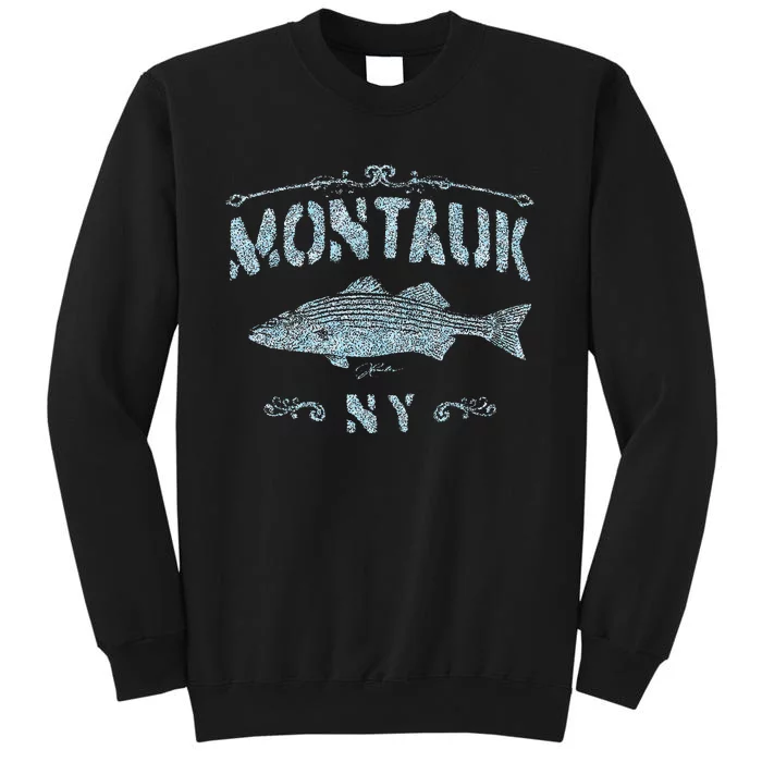 Montauk Ny Striped Bass Tall Sweatshirt