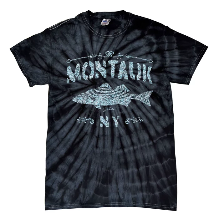 Montauk Ny Striped Bass Tie-Dye T-Shirt