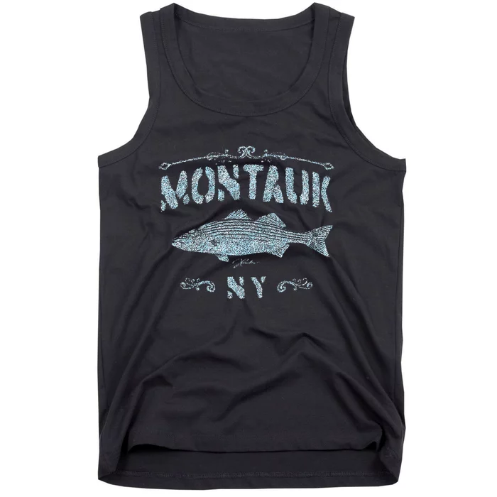 Montauk Ny Striped Bass Tank Top