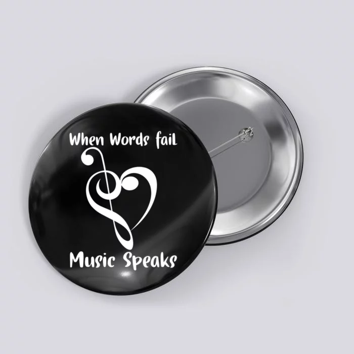 Musical Notes Symbol Gift For Musicians Loves Music Bb Life Button