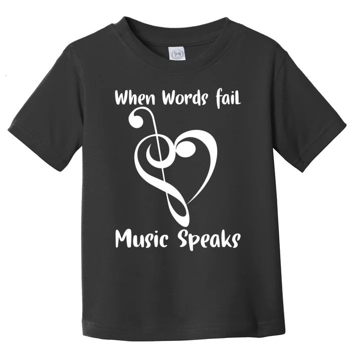 Musical Notes Symbol Gift For Musicians Loves Music Bb Life Toddler T-Shirt