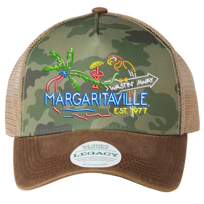 Margaritaville Neon Sign Legacy Tie Dye Trucker Hat