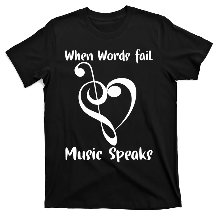 Musical Notes Symbol Gift for Musicians Loves Music Bb Life T-Shirt