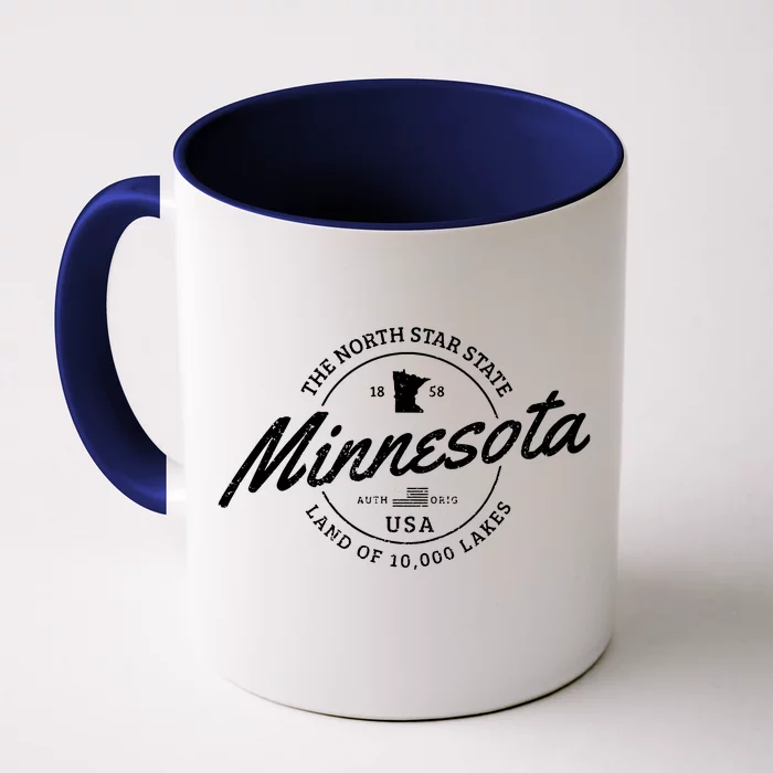 Minnesota North Star State Souvenir 10000 Lakes Gift Front & Back Coffee Mug