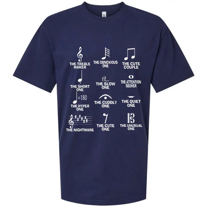 Musical Notes Symbol Definition Humor Funny Christmas Gift Short Sleeve Sueded Cloud Jersey T-Shirt