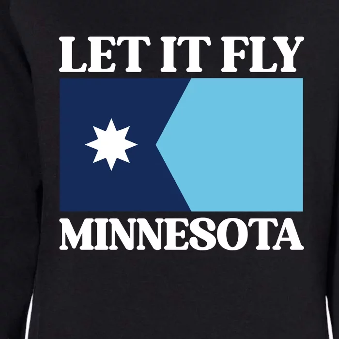 Minnesotas New State Flag Womens California Wash Sweatshirt