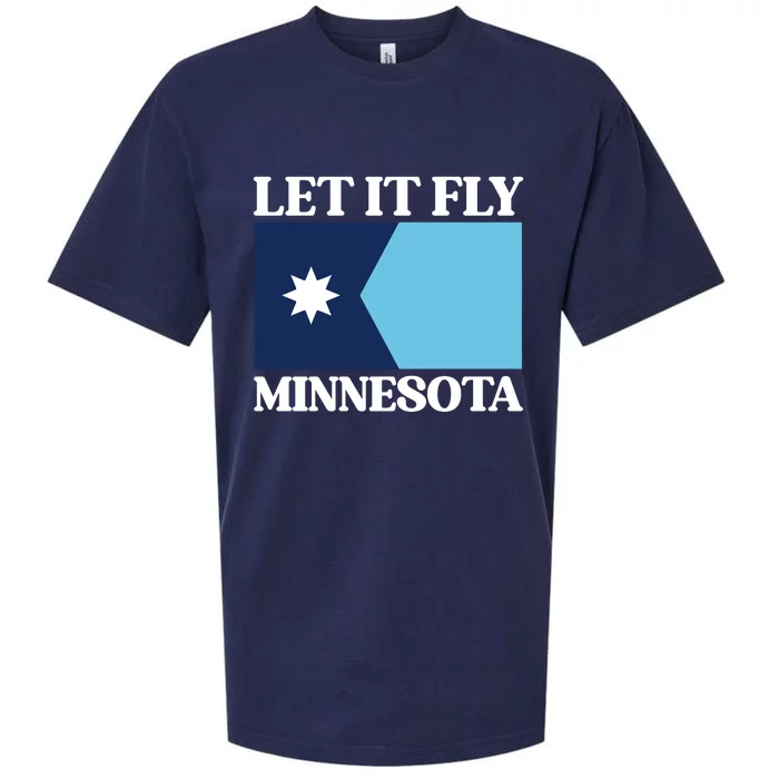 Minnesotas New State Flag Sueded Cloud Jersey T-Shirt