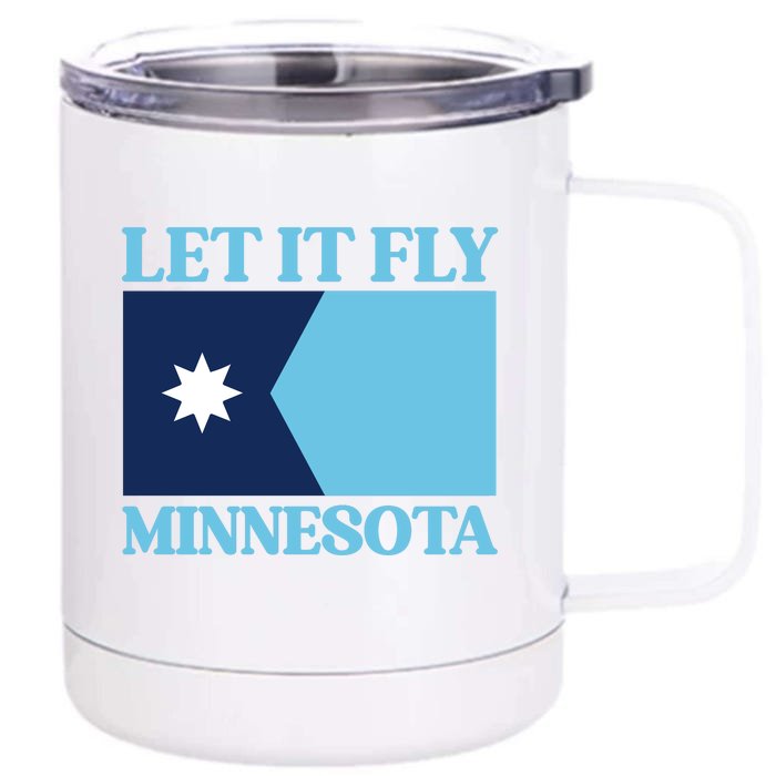 Minnesotas New State Flag Front & Back 12oz Stainless Steel Tumbler Cup