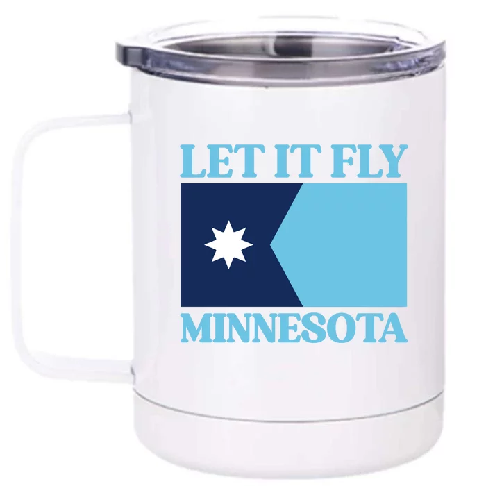 Minnesotas New State Flag Front & Back 12oz Stainless Steel Tumbler Cup