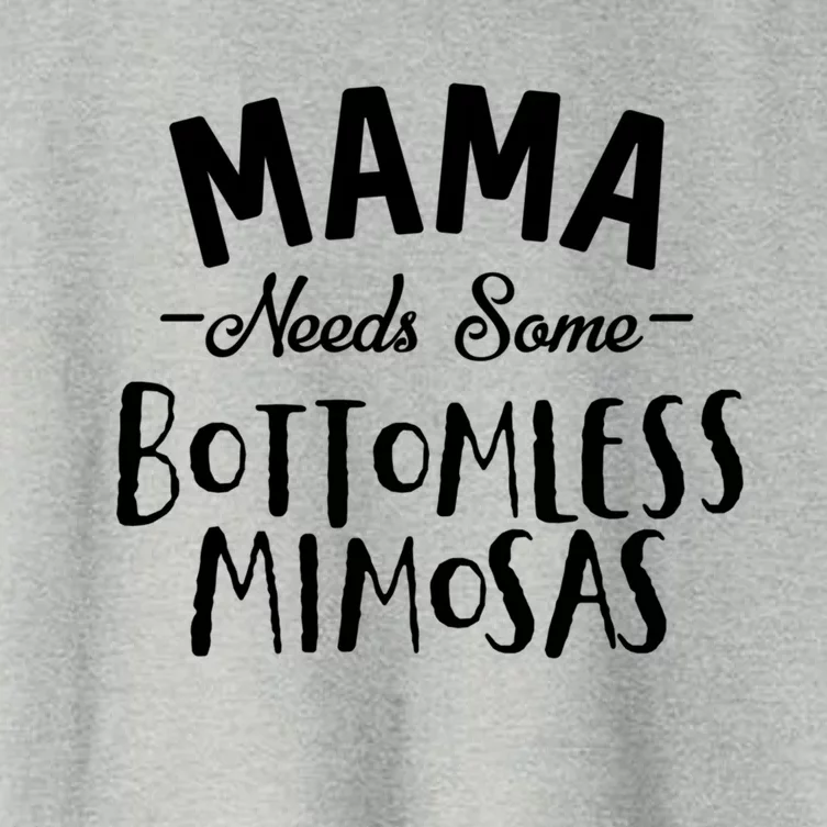 Mama Needs Some Bottomless Mimosa Alcohol Brunch Funny Party Gift Women's Crop Top Tee