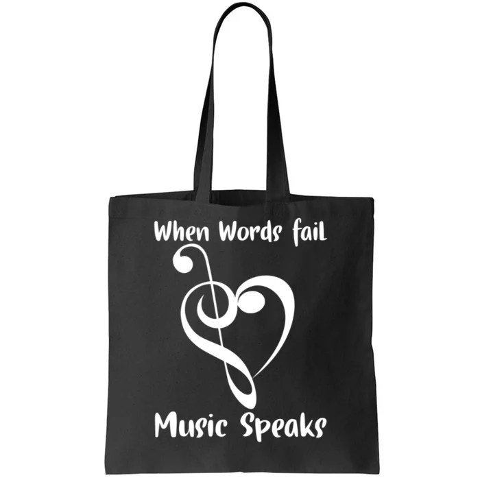 Musical Notes Symbol Gift For Musicians Loves Music Bb Life Tote Bag