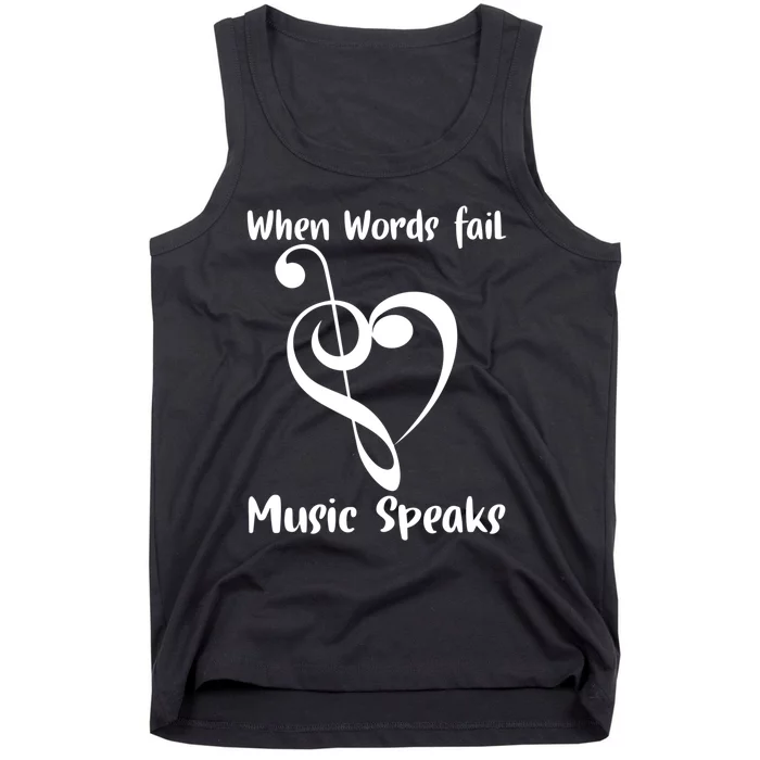 Musical Notes Symbol Gift For Musicians Loves Music Bb Life Tank Top