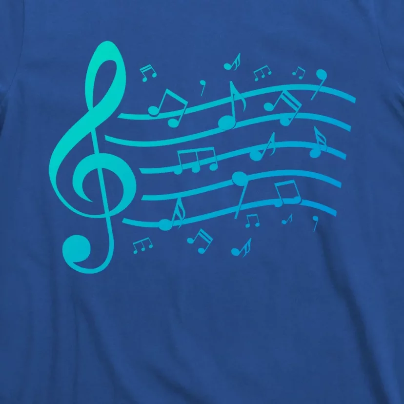 Music Notes Treble Clef Musician Gift Idea Music Meaningful Gift T-Shirt