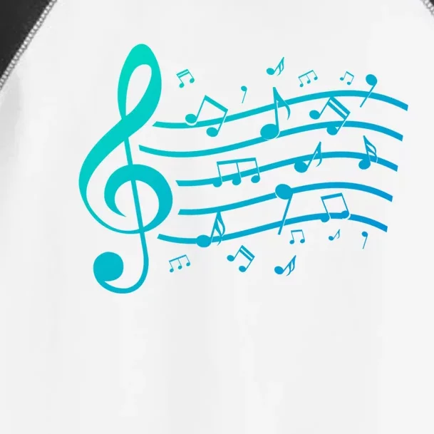 Music Notes Treble Clef Musician Gift Idea Music Meaningful Gift Toddler Fine Jersey T-Shirt