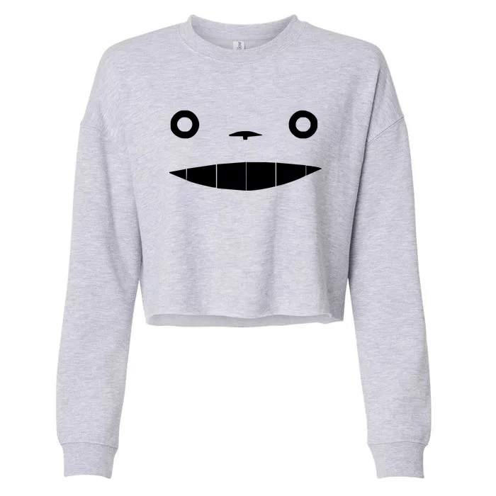 My Neighbour Totoro Face Cropped Pullover Crew