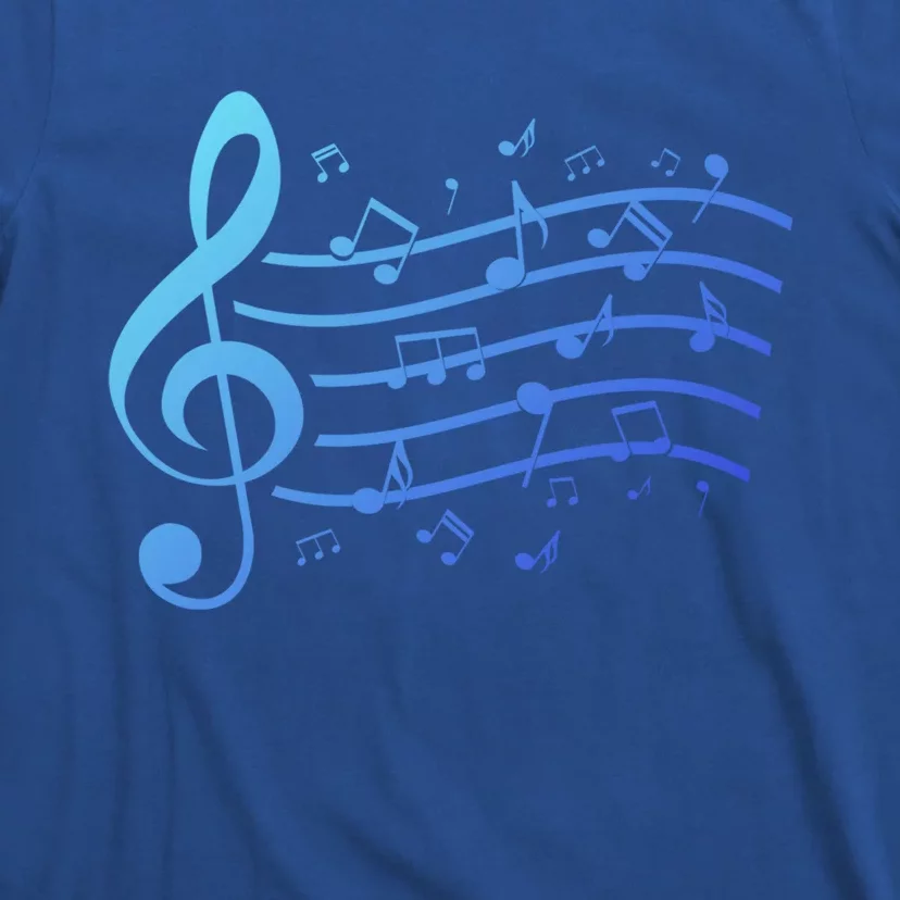 Music Notes Treble Clef Musician Gift Idea Music Meaningful Gift T-Shirt