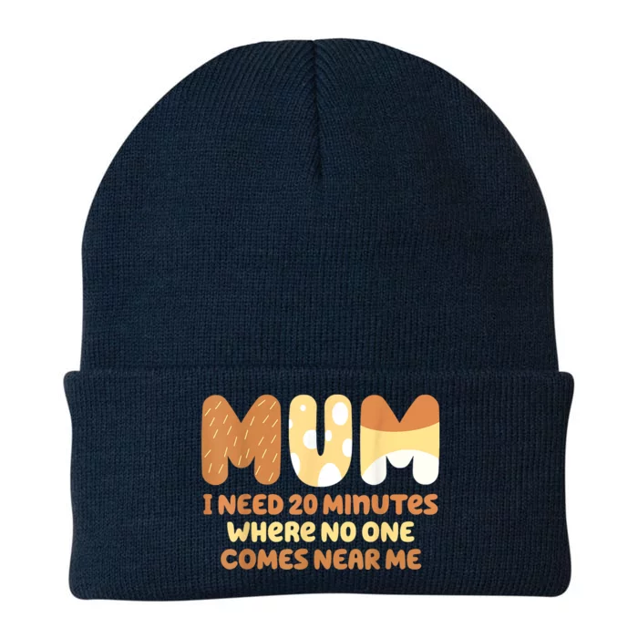 Mom Needs To Be Quiet. A Motto Quote For Mom Mother Knit Cap Winter Beanie