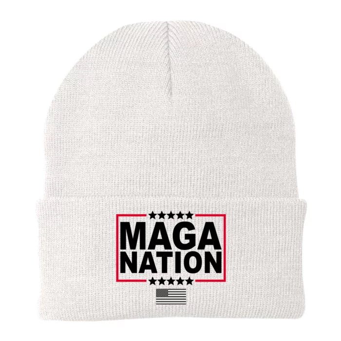 Maga Nation Usa Flag Knit Cap Winter Beanie