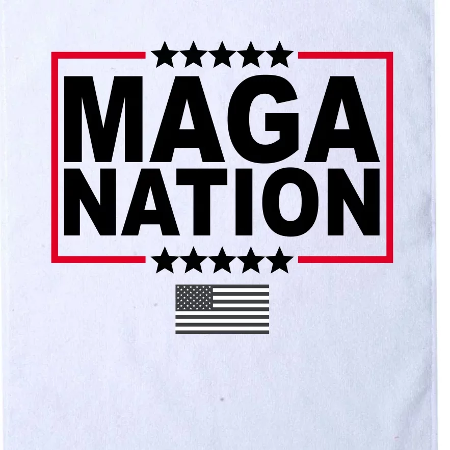 Maga Nation Usa Flag Platinum Collection Golf Towel