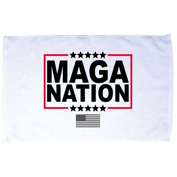 Maga Nation Usa Flag Microfiber Hand Towel