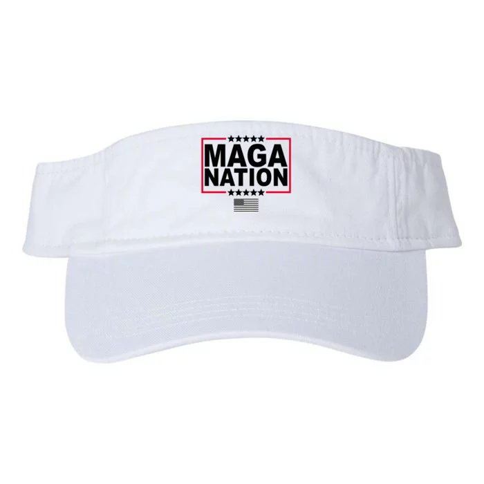 Maga Nation Usa Flag Valucap Bio-Washed Visor